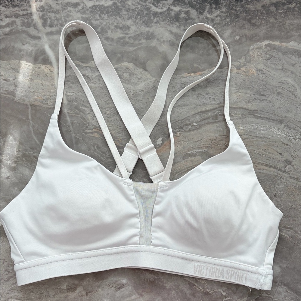 Victoria's Secret White Sports Bra